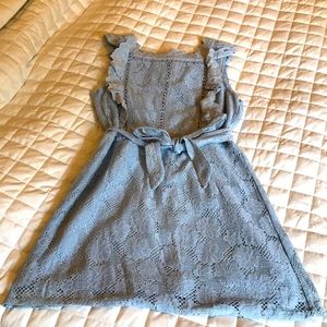 Light Blue lace mini Very feminine NWOT